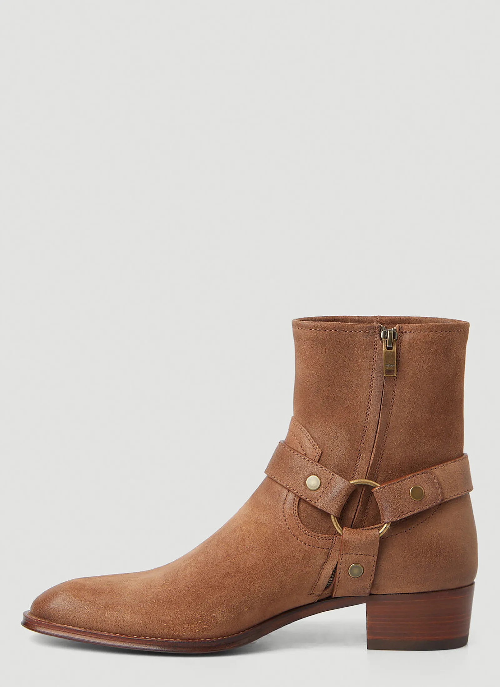 Men Saint Laurent Boots^Wyatt Harness Ankle Boots