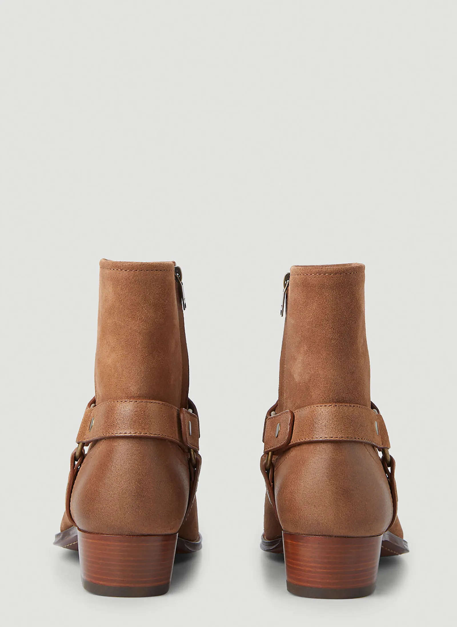 Men Saint Laurent Boots^Wyatt Harness Ankle Boots