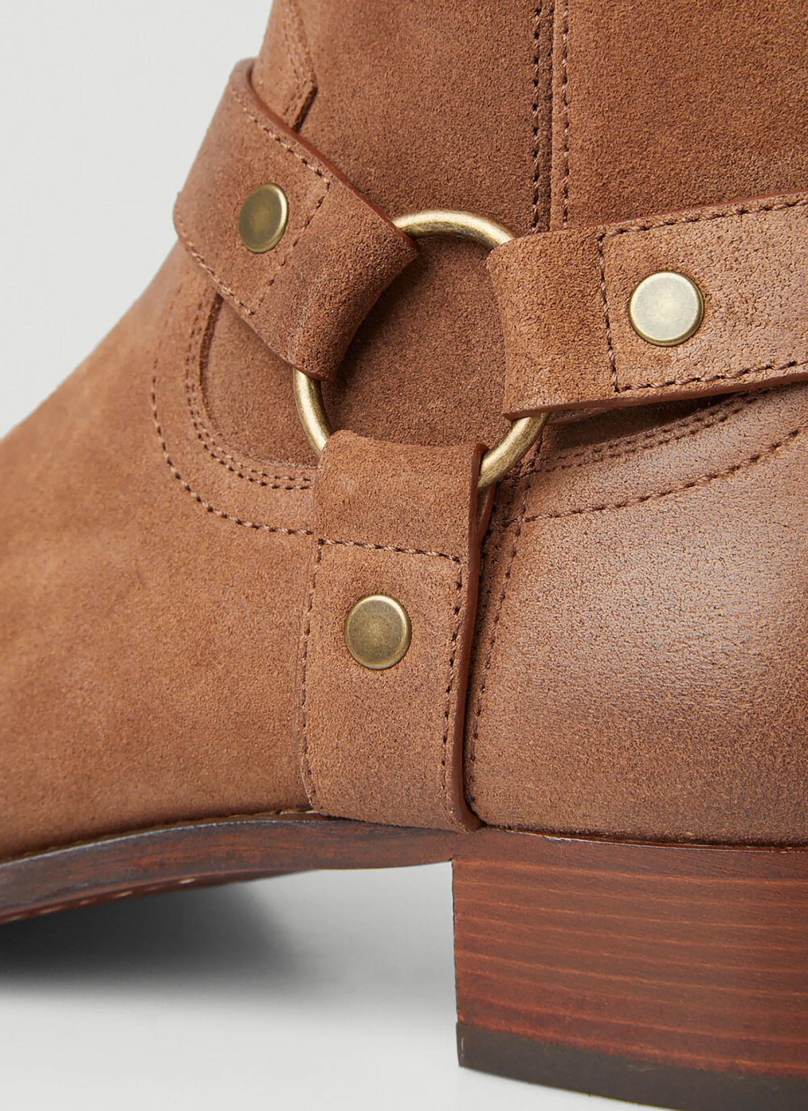 Men Saint Laurent Boots^Wyatt Harness Ankle Boots