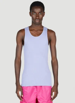 Men Honey Fucking Dijon Tops^X Acne Tank Top