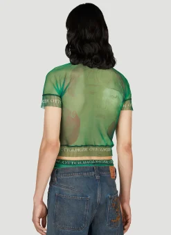 Men Ottolinger Tops^X Brook Hsu Mesh Polo Top