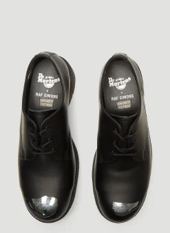 Men Raf Simons Lace Ups^X Dr. Martens Exposed Steel Toe Shoes
