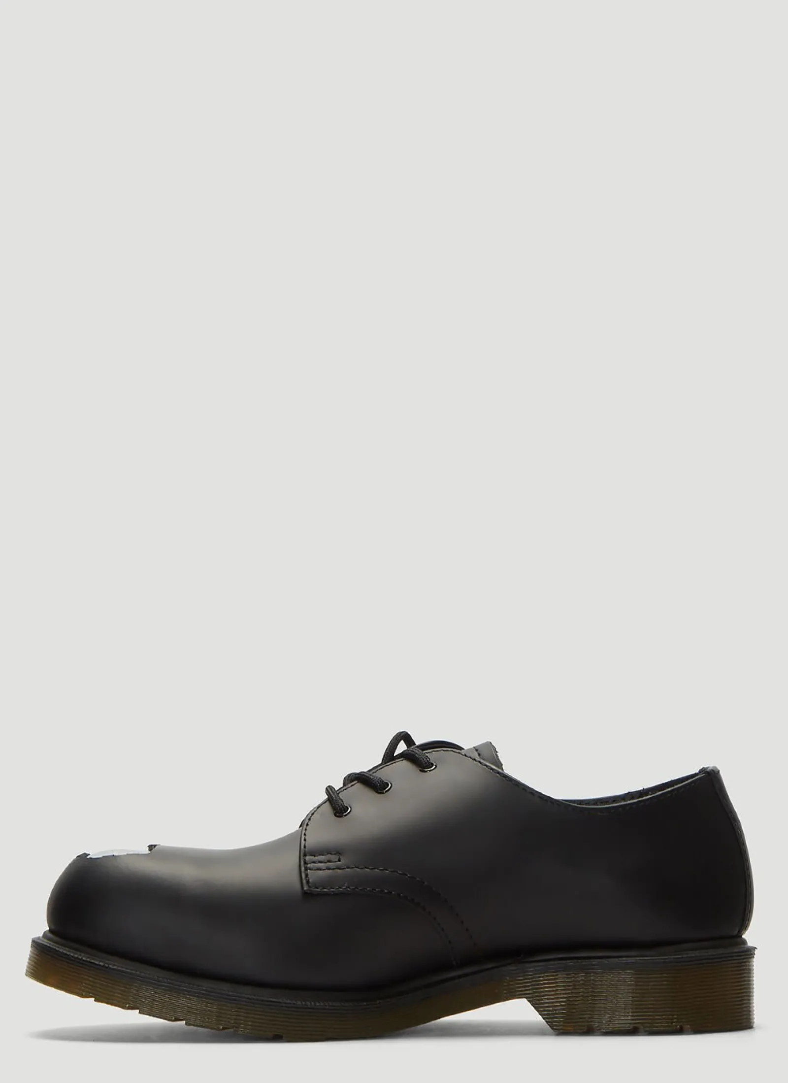 Men Raf Simons Lace Ups^X Dr. Martens Exposed Steel Toe Shoes