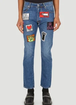 Men Honey Fucking Dijon Jeans^X Keith Haring Jeans