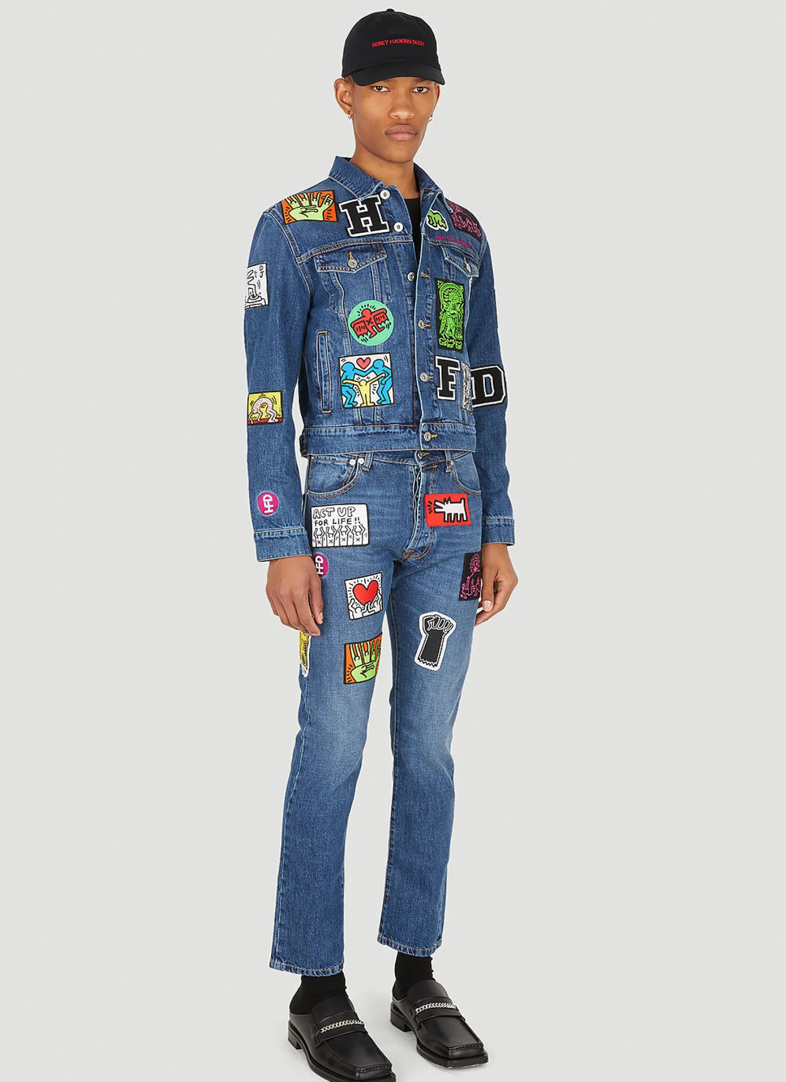 Men Honey Fucking Dijon Jeans^X Keith Haring Jeans