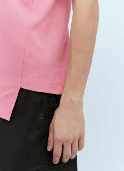 Men Comme des Garçons SHIRT Polo Shirts^X Lacoste Logo Embroidery Twisted Polo Shirt