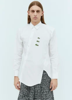 Men Comme des Garçons SHIRT Shirts^X Lacoste Logo Twisted Shirt