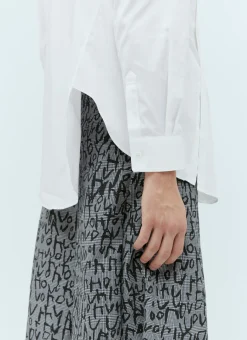 Men Comme des Garçons SHIRT Shirts^X Lacoste Logo Twisted Shirt