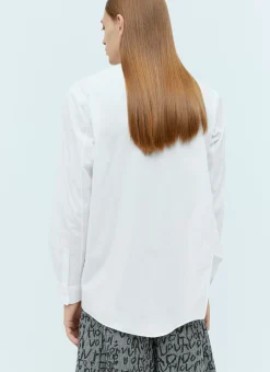 Men Comme des Garçons SHIRT Shirts^X Lacoste Logo Twisted Shirt