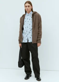 Men Comme des Garçons SHIRT Shirts^X Lacoste Stripe-And-Logo Print Shirt