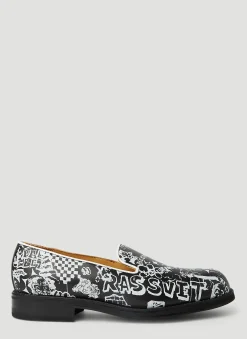 Men Rassvet Loafers^X Paccbet Graphic Print Loafers