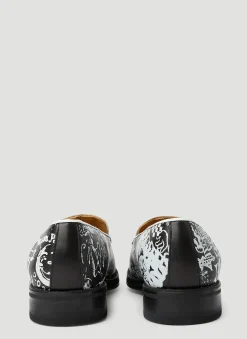 Men Rassvet Loafers^X Paccbet Graphic Print Loafers