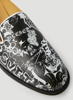 Men Rassvet Loafers^X Paccbet Graphic Print Loafers