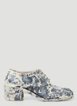 X William Cobbing Clay Splatter Lace Up Tabi Heels>Maison Margiela Hot