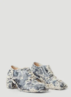 X William Cobbing Clay Splatter Lace Up Tabi Heels>Maison Margiela Hot