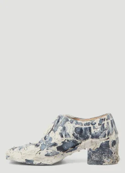 X William Cobbing Clay Splatter Lace Up Tabi Heels></noscript>Maison Margiela Hot