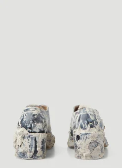 X William Cobbing Clay Splatter Lace Up Tabi Heels></noscript>Maison Margiela Hot