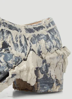 X William Cobbing Clay Splatter Lace Up Tabi Heels></noscript>Maison Margiela Hot