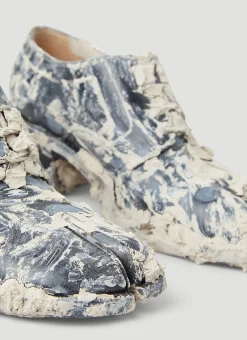 X William Cobbing Clay Splatter Lace Up Tabi Heels></noscript>Maison Margiela Hot