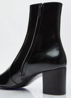 Men Saint Laurent Boots^Xiv Zipped Leather Boots