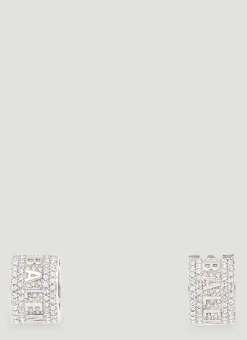 Men Balenciaga Jewellery^Xl Logo Hoop Earrings