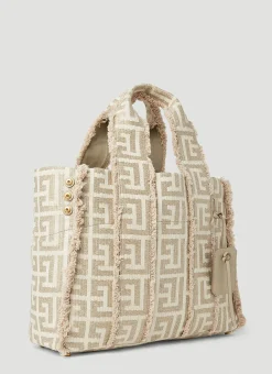 Men Balmain Tote Bags^Xxl Monogram Tote Bag