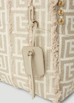 Men Balmain Tote Bags^Xxl Monogram Tote Bag