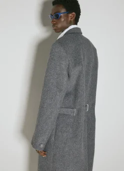 Men Y/Project Coats^Y Belt Brushed Wool Coat