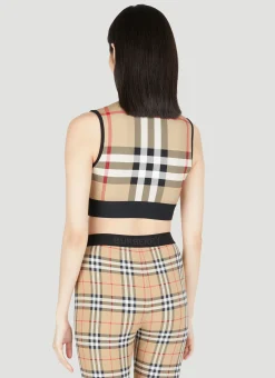 Zadie Check Crop Top><noscript><img width=