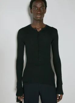 Men Ann Demeulemeester Tops^Zander Knit Top