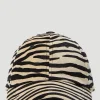 Men Paco Rabanne Hats^Zebra Print Baseball Cap
