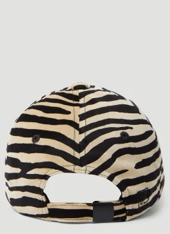 Men Paco Rabanne Hats^Zebra Print Baseball Cap