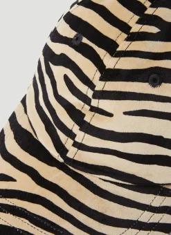 Men Paco Rabanne Hats^Zebra Print Baseball Cap