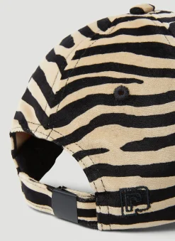 Men Paco Rabanne Hats^Zebra Print Baseball Cap