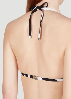 Zebra Print Triangle Bikini><noscript><img width=