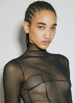 Zenia Long Sleeve High Neck Top>Ann Demeulemeester Best