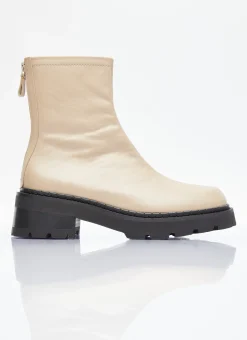 Zip Up Leather Boots>BY FAR New