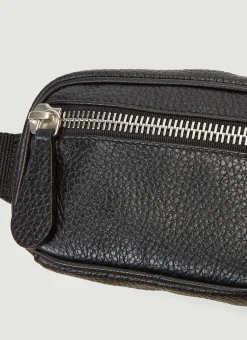 Men Maison Margiela Belt Bags^Zipped Leather Belt Bag