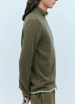 Men Stone Island Knitwear^Zip-Up Compass Patch Knit Sweater