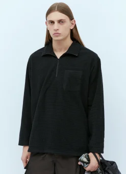 Men Engineered Garments Knitwear^Zip-Up Mock Knit Sweater